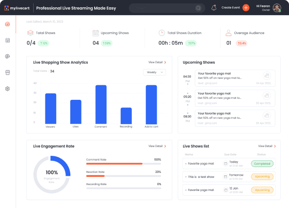 Shopify Store With Live Streaming Shopify Store With Live Streaming
